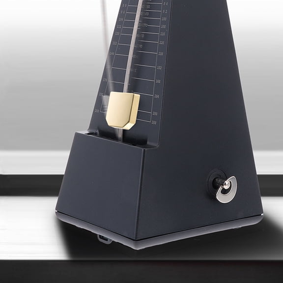 Luxshiny 2Pcs Standard Universal Mechanical Metronome for Music Learning Crafted from Metal