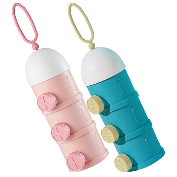 Luxshiny Sealed Formula Dispenser Baby Formula Storage Containers Nest Lake Blue 2Pcs