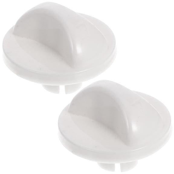 Luxshiny 2Pcs White Fan Control Knob Replacement with Timer Setting for Electric Fan Use and Speed Adjustment