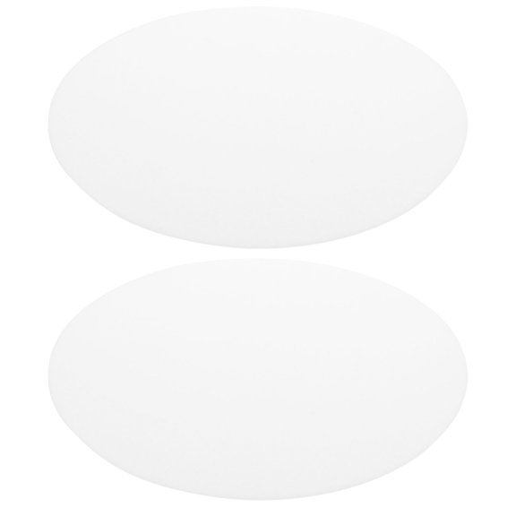 Luxshiny 2Pcs White Frosted Acrylic Ceiling Light Diffuser Replacement for Home and Office