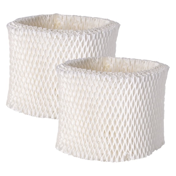Luxshiny 2Pcs White Humidifier Filter Replacement with Honeycomb for Improved Moisture Absorption