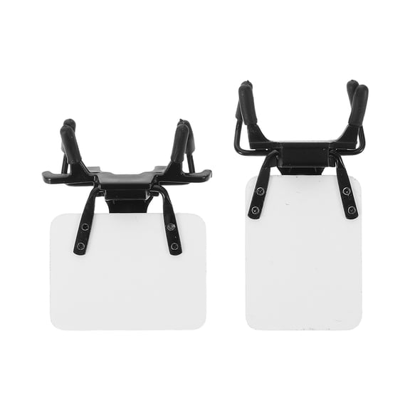 Luxshiny 2Pcs White Shooting Glasses Blinder Clip Patch Adjustable Occluder for Archery and Shooting