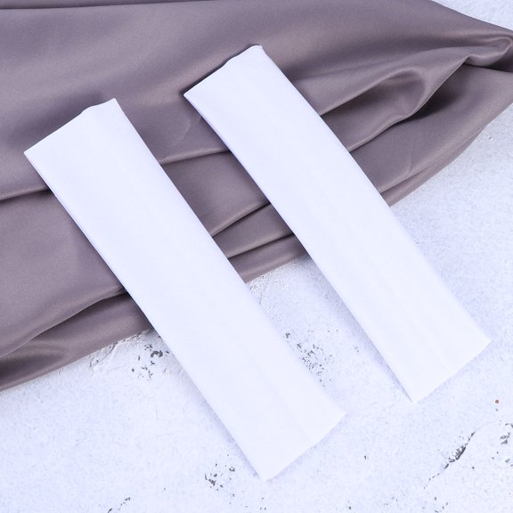 Luxshiny 2Pcs White Yoga Headband Cloth Sweat Absorbing Sports Tape for Comfortable Exercise