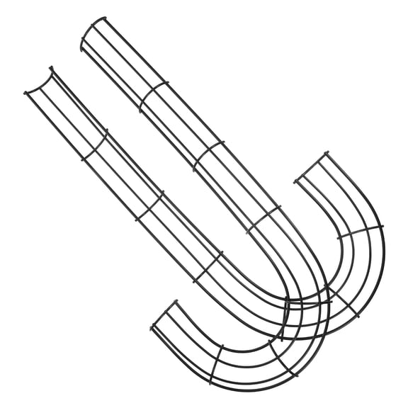 Luxshiny Metal Wreath Rings Iron Candy Cane Form for Floral Projects and Home Decoration Set of 2