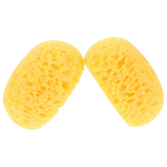 Luxshiny 2Pcs Yellow Paint Sponge for Wall Texture Decor and Drywall Repair Home Tools