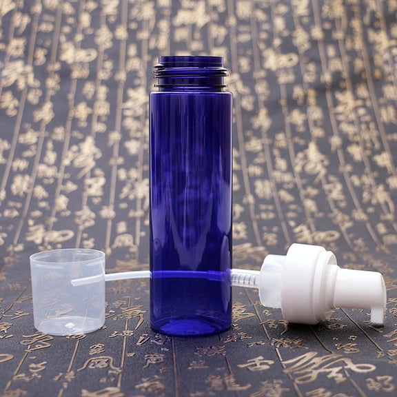 Alasum 2pcs Clear Sample Bottles Press- Wash Bottle for Home Use Adults