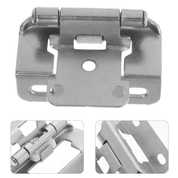 Luxshiny Cabinet Hinges, High Stability, 2 Pieces for Home Use and Furniture