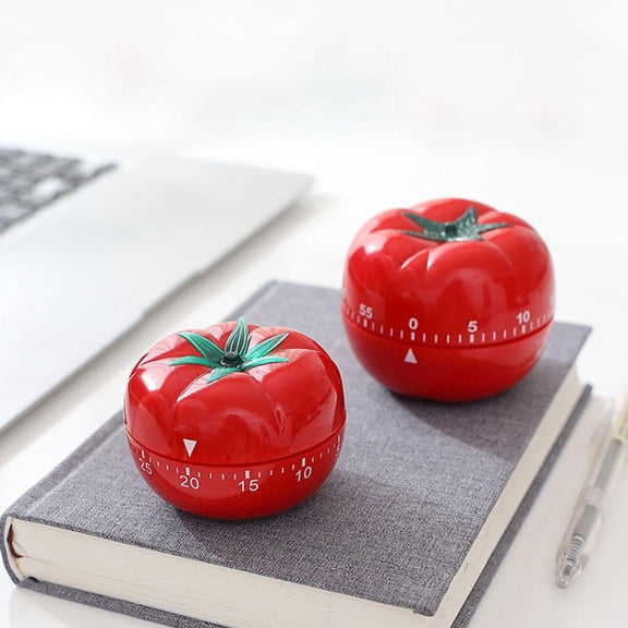 Luxshiny 2pcs Kitchen Timers Cooking Tomato Shaped for Home Users