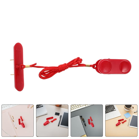 Luxshiny 2pcs Treadmill Replacement Safety Key Red Plastic for Emergency Situations