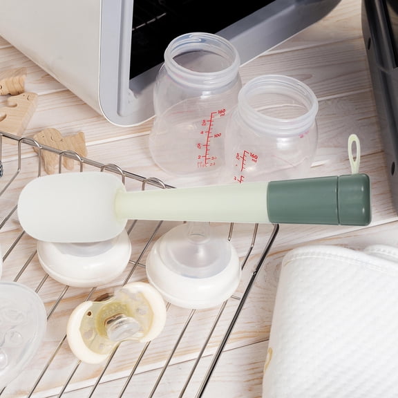 Luxshiny 3 in 1 Bottle Cleaning Brush with Soft Bristles for Water Bottles and Cup Lid Cleaning