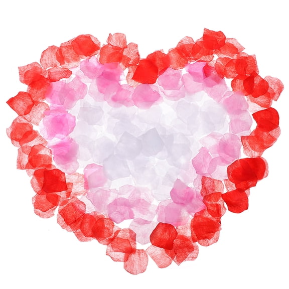 Luxshiny 3000 Pieces Dark Artificial Flower Petals for Wedding, Anniversary, Party Decoration with Elegant Style