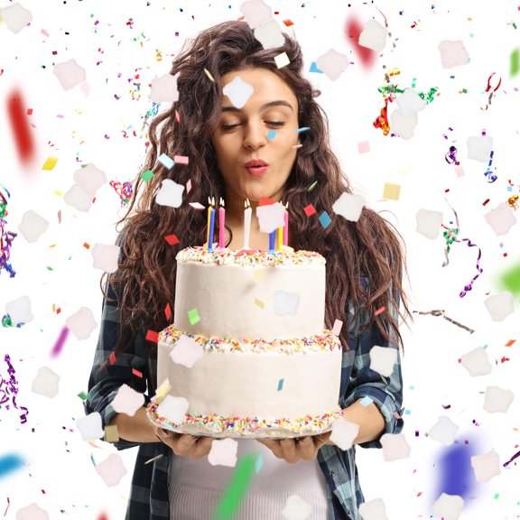 Luxshiny 300pcs Simulation Petals Silk Cloth Realistic Design Rose Petals for Dessert Tables