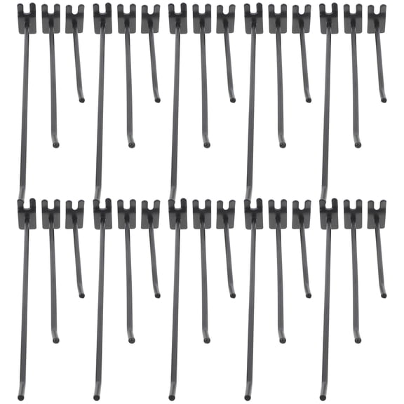 Luxshiny 30Pcs Black Hangers for Stylish Home Display and Utility Hanging