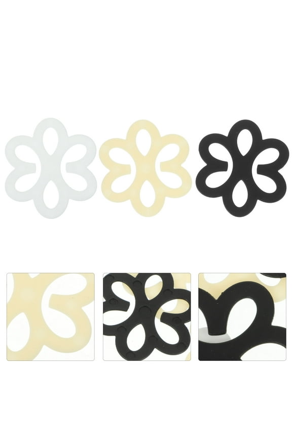 30Pcs Flower Shaped Bra Strap Clips Plastic Bra Accessories Keep Straps Hidden Back