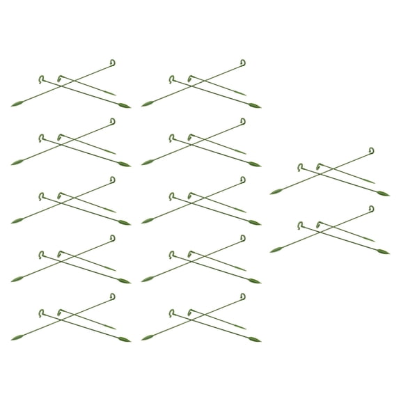 Luxshiny 30- Plant Support Stakes for Indoor Gardening, Glass Fiber Flower Plant Stakes