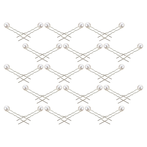 Luxshiny 30Pcs Plated Silver Bridal Wedding Hair Comb Decorative Hair Clip for Brides