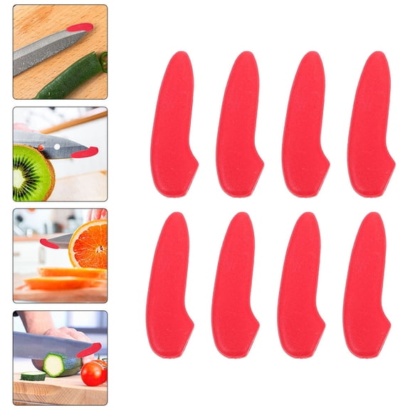 LITINKIMI 30Pcs Red Plastic Cutter Tip Sleeves Knives Guard for Tool Storage