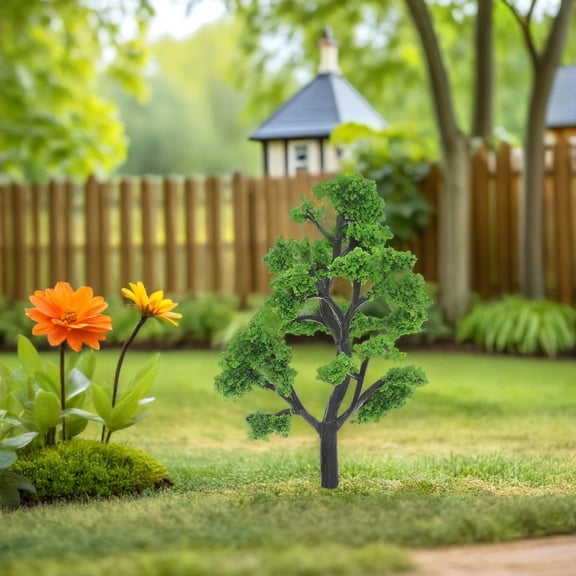 Luxshiny 30Pcs Small Craft Pine Trees for Microlandscape Decor with Realistic Nature Presentation