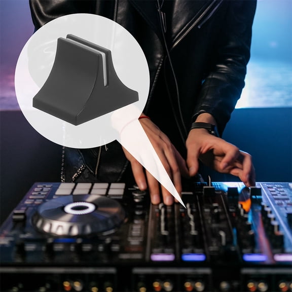Luxshiny 30Pcs Minimalist Black Fader Knobs for Mixer Slider Console Potentiometer Control