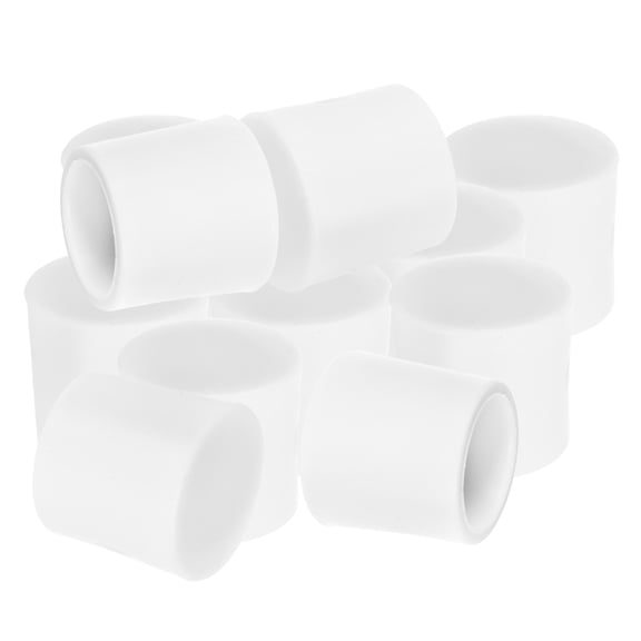 Luxshiny 30-Pack White Plastic Door Caps for Walls, and Easy to Install Door Bumpers
