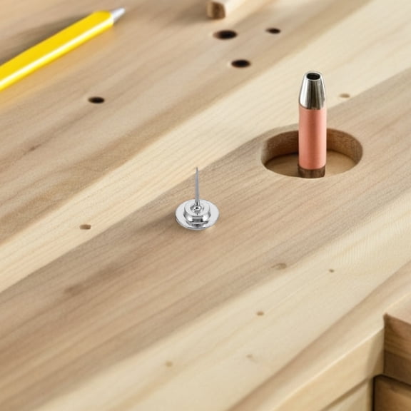 Luxshiny 30 Pieces Flat Wall Push Pins for Note Marking and Organization Use