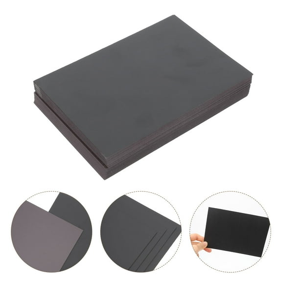 Luxshiny 32pcs Magnetic Windows for Garage Doors Black Durable Decoration Outdoor Use