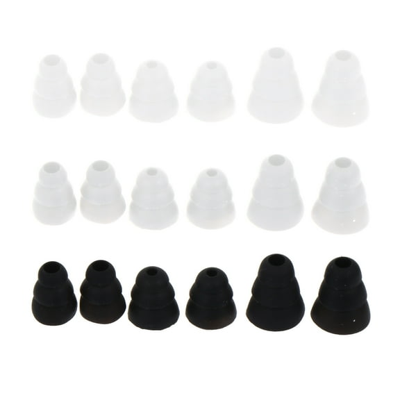 Luxshiny 36Pcs Earphone Accessories Silicone Cover Protective in Earbuds Replacement Tips