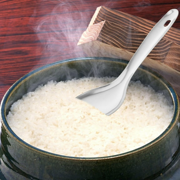 Luxshiny 3Pack Rice Spoon Mirror Polished Stainless Steel Cooking Tool Home Users