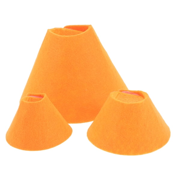 Luxshiny 3Pcs Breathable Soft Pet Recovery Collar for Hamsters Squirrels and Guinea Pigs