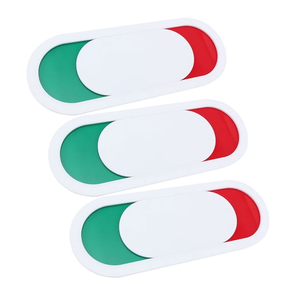 Luxshiny 3Pcs Slider Privacy Sign Door Indicator for Office and Restroom Use Multi Color
