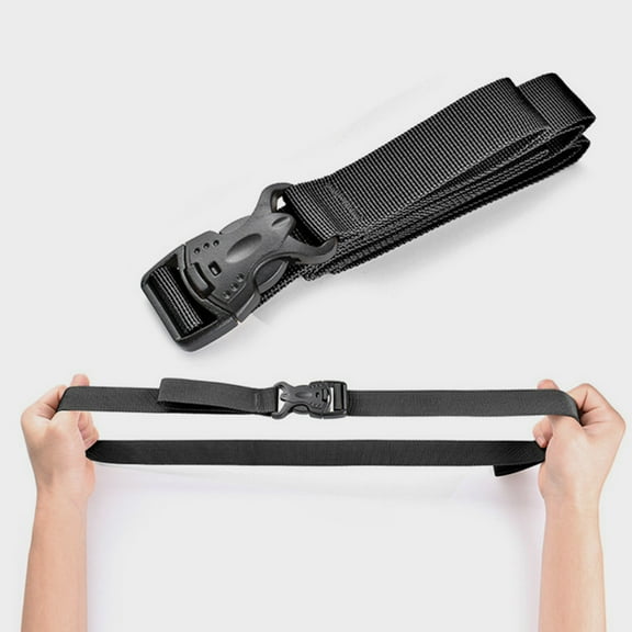 Luxshiny 3Pcs Durable Wear Resistant Packing Straps with Buckle for Outdoor Luggage Secure