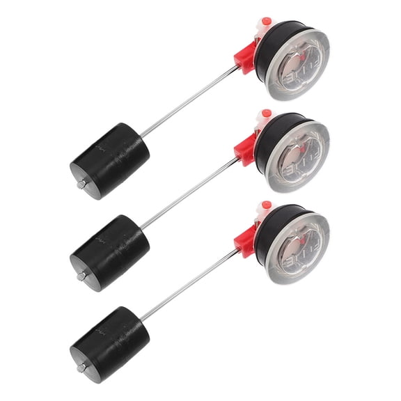 Luxshiny 3-Pack Motorcycle Gauge Multi-Color Precise Gas Level Indicator Generator Accessory