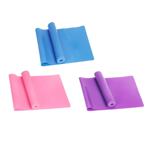 LITINKIMI 3Pcs Gym Resistance Bands for Yoga and Building Elastic Latex Assorted Colors