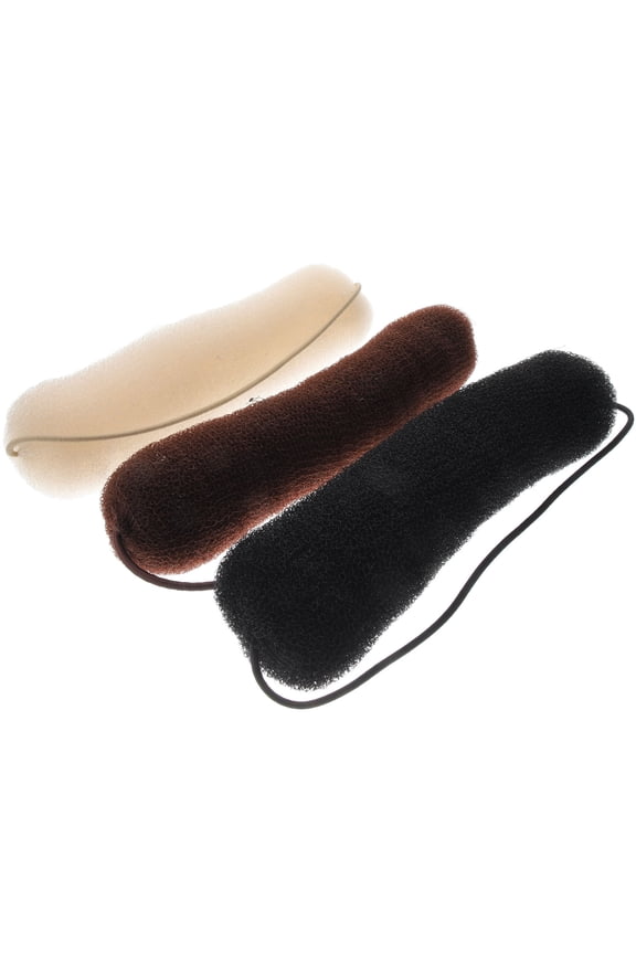 3Pcs Hair Bun Maker for Hair Easy Updo Styling Tool Assorted Color Durable Material