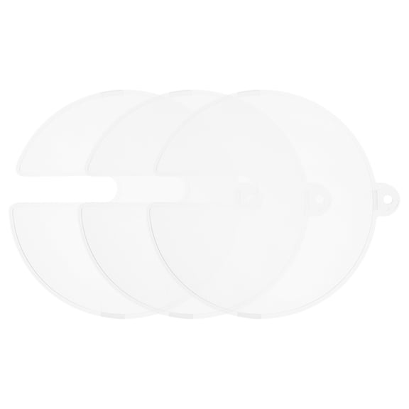 Luxshiny Kitchen Splatter Guard, Transparent PP, for Mixing and Blending 3Pcs