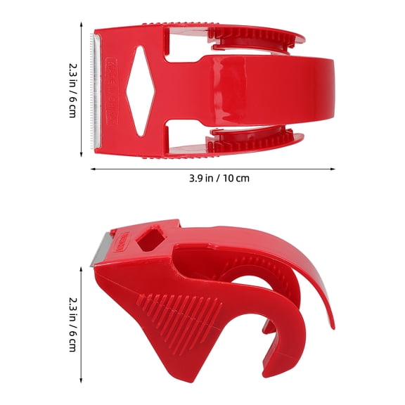 Luxshiny 3-Pack Heavy Duty Packing Tape Dispensers with Quiet for Shipping, Packaging, and Office Use