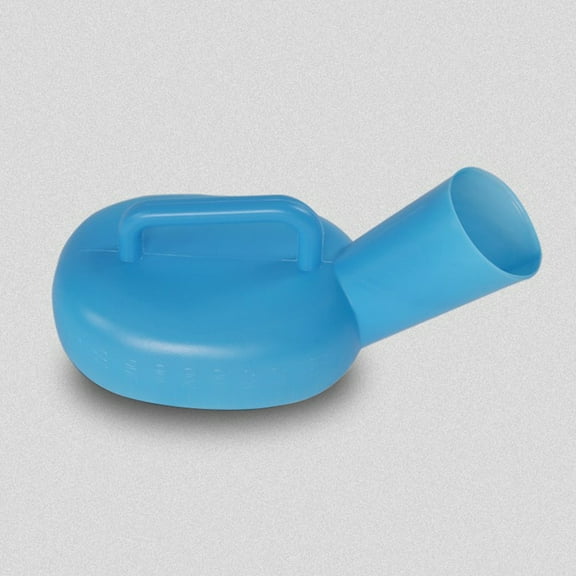 Luxshiny Practical Urinal Bottle, Blue, Thick Plastic, Durable and Easy to Carry 3Pcs