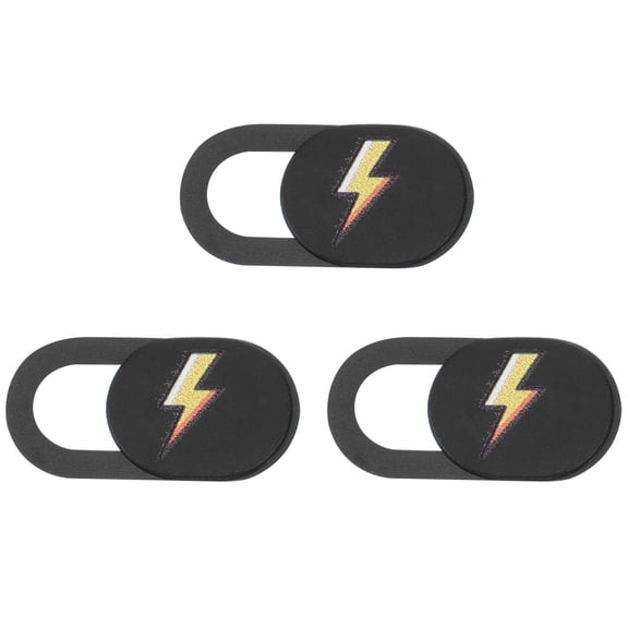 Luxshiny 3Pcs Mobile Phone Camera Cover Black Privacy Webcam Patch with Durable Material