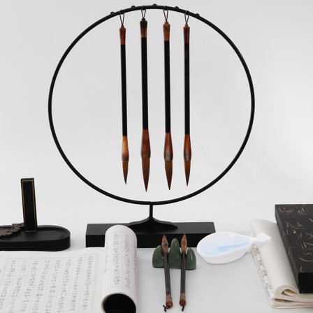 Luxshiny 3Pcs Multifunctional Black Ink Holders for Home and Office with Creative Design