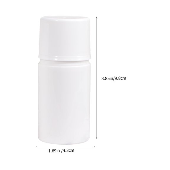Luxshiny Set of 3 Plastic Press Bottles with Dispenser for White Lotion or Body Wash Subpackaging