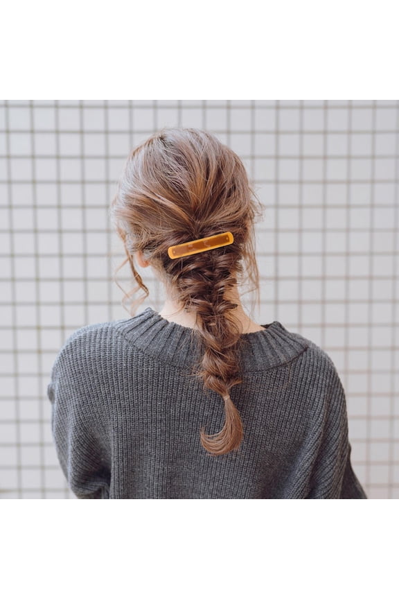 3Pcs Ponytail Holder Hair Clips Lightweight Metal Snap Durable for Formal Occasions