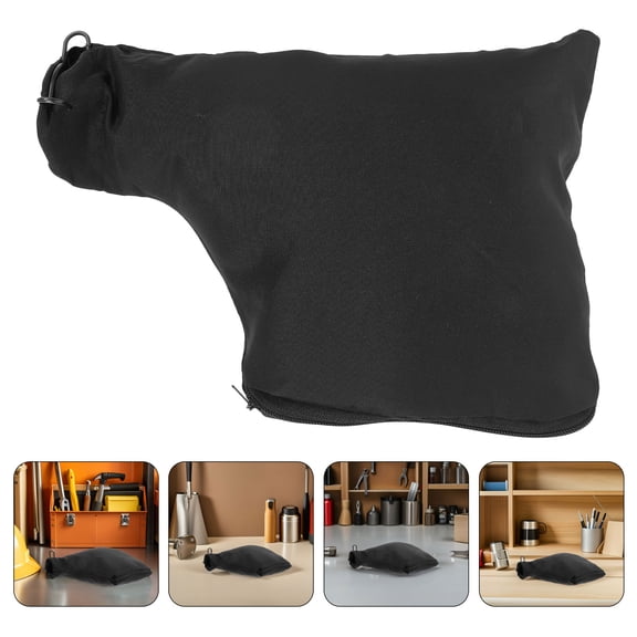 Luxshiny 3-Pack Quick Install Dust Collection Bags for Miter Saw and Planer with Zipper Closure for Cleaner Workspace