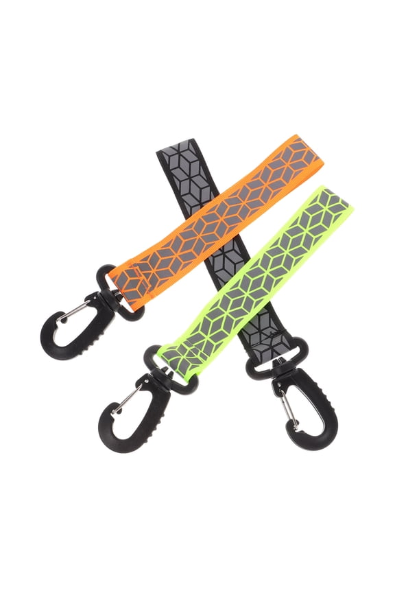 3Pcs Reflective Keychain Pendants for Enhanced Night Visibility Assorted Colors for Running Backpack Cycling