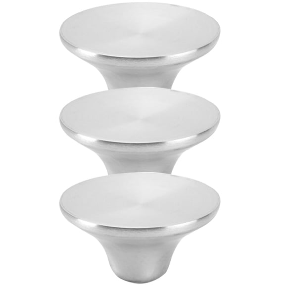 Luxshiny 3Pcs Wear Resistant Stainless Steel Pan Lid Knobs Comfortable Grip
