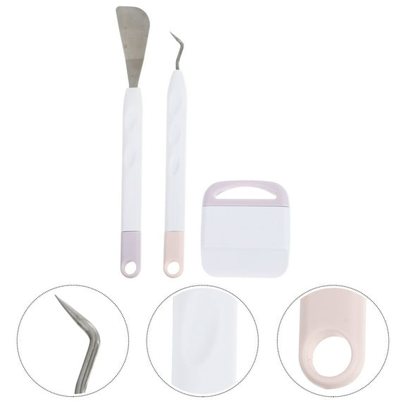 Luxshiny Vinyl Lettering Tools Vinyl Weeding Tools Plastic 3 Pcs Precision Carving