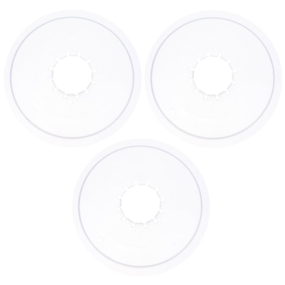 Luxshiny 3Pcs White Bikes Spoke Protector Waterproof Material with Chain Guard for Flywheel