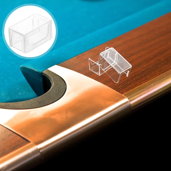 Luxshiny 3pcs Billiard Ball Case Protective Ball Holder Durable Structure Acrylic for Snooker Enthusiasts