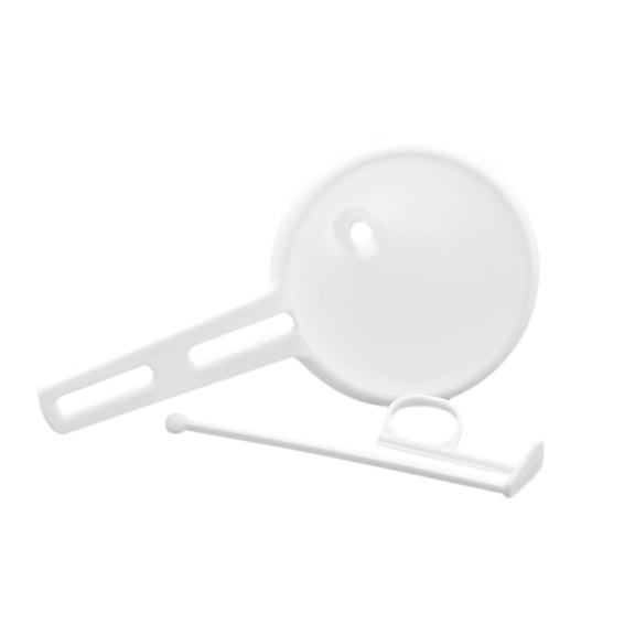 Luxshiny 3pcs Handheld Funnel Plastic Batter Pouring Kitchen Funnel for Professional Users and Cooking