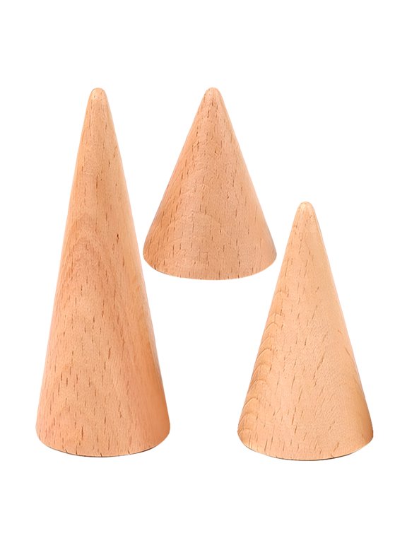Cone Shaped Ring Rack Assorted Color 3Pcs