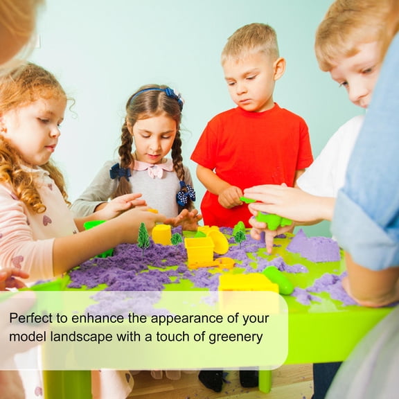 Luxshiny 40Pcs Realistic Plastic Fake Trees for Model Scenery Architectural Projects Decoration